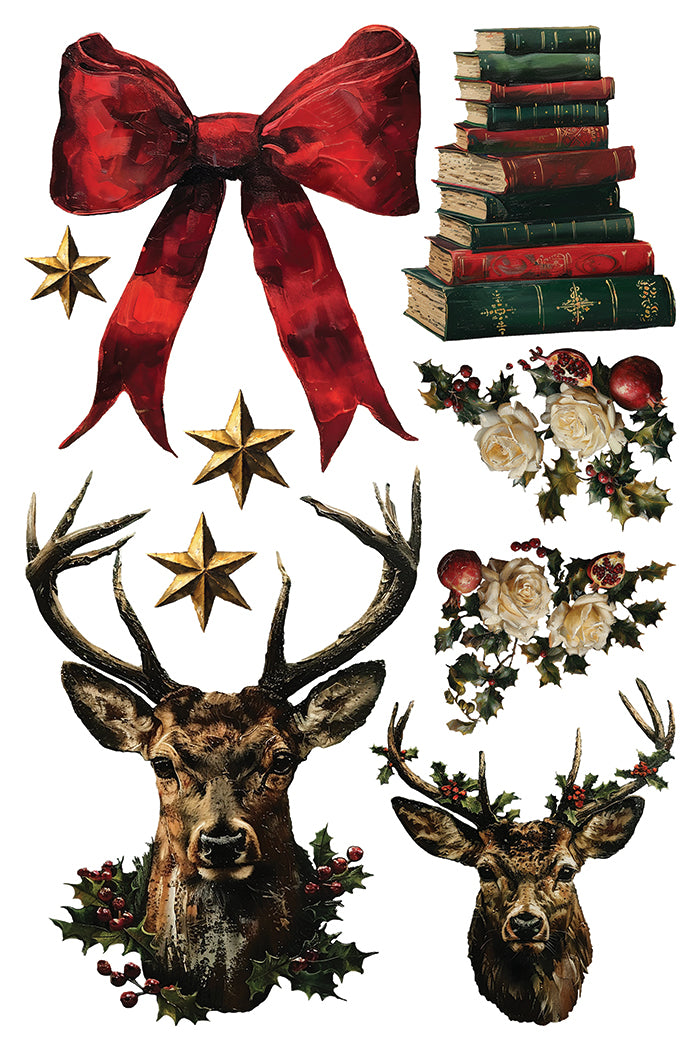 Crimson Velvet - Transfer by Iron Orchid Designs Limited Edition Christmas 2024