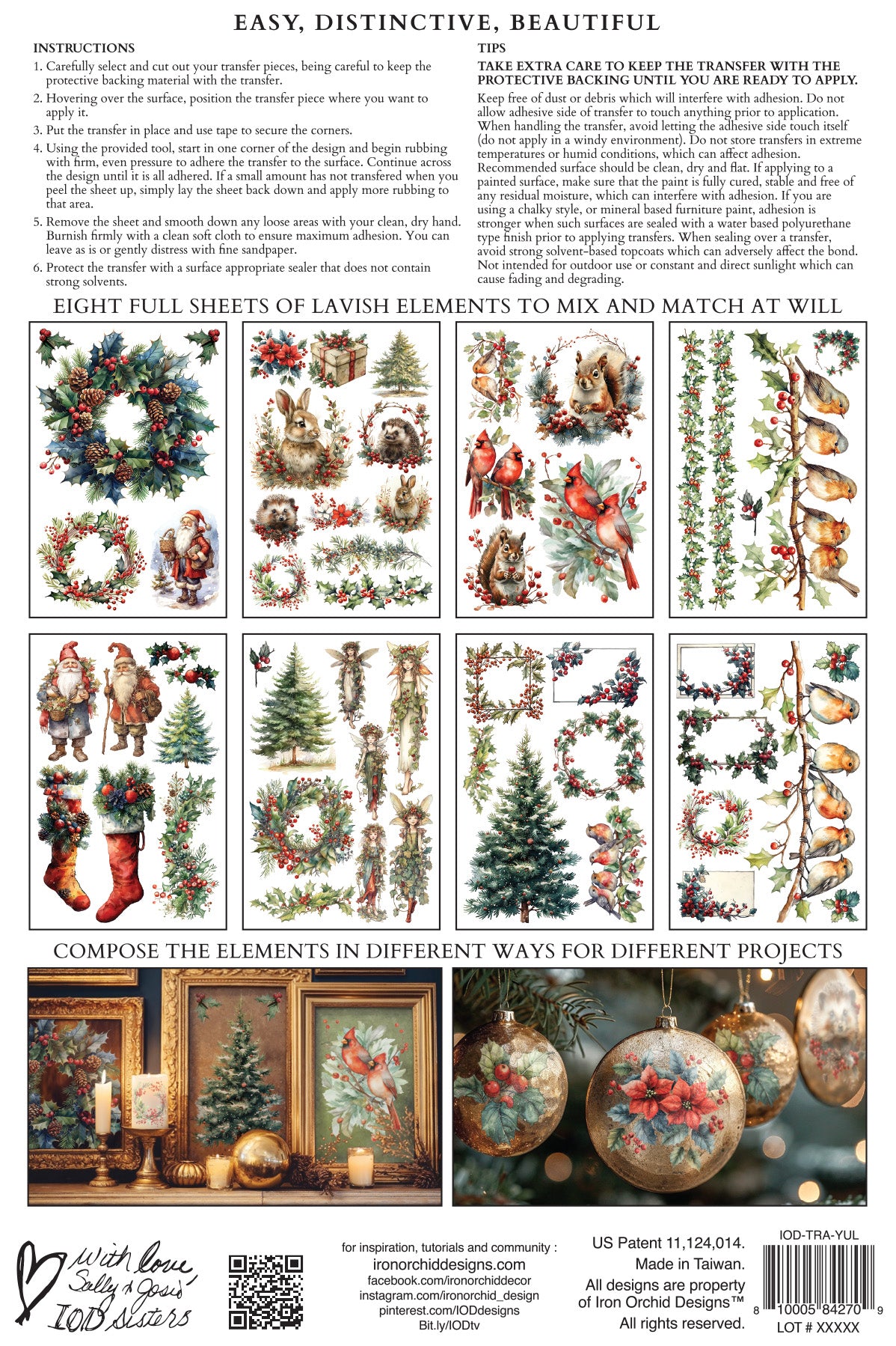 Yuletide - Transferencia por Iron Orchid Designs Limited Edition Navidad 2024