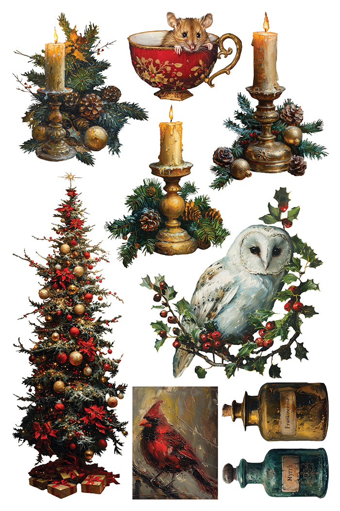 Crimson Velvet - Transfer by Iron Orchid Designs Limited Edition Christmas 2024