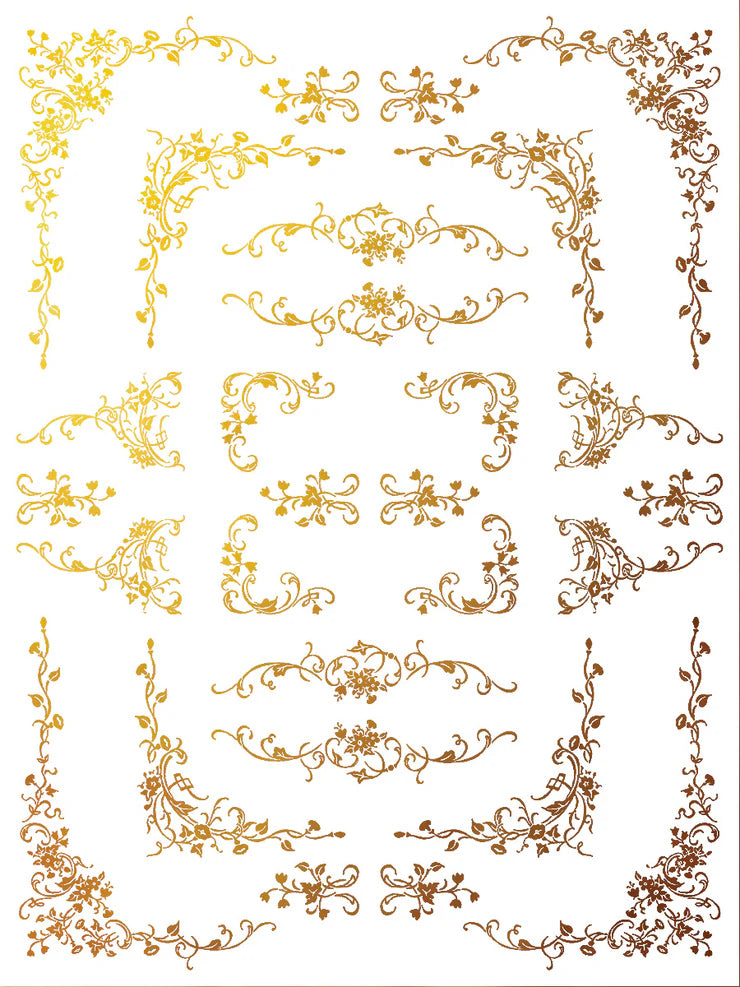 SI Belle Gilded IOD Decor Transfer - IOD Spring 2025 Lanzamiento