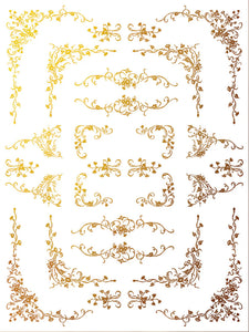 SI Belle Gilded IOD Decor Transfer - IOD Spring 2025 Lanzamiento