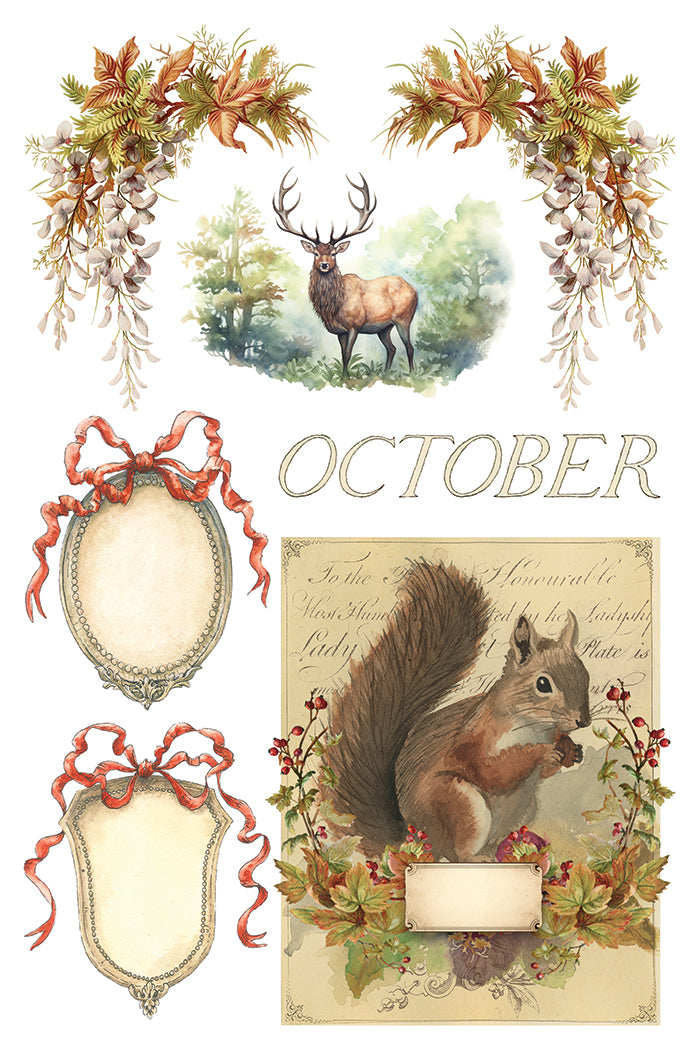 Transferência Hollow do Papai Noel por Iron Orchid Designs IOD Christmas 2025 Limited Edition