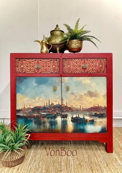 Istanbul Decoupage Paper  Mint by Michelle