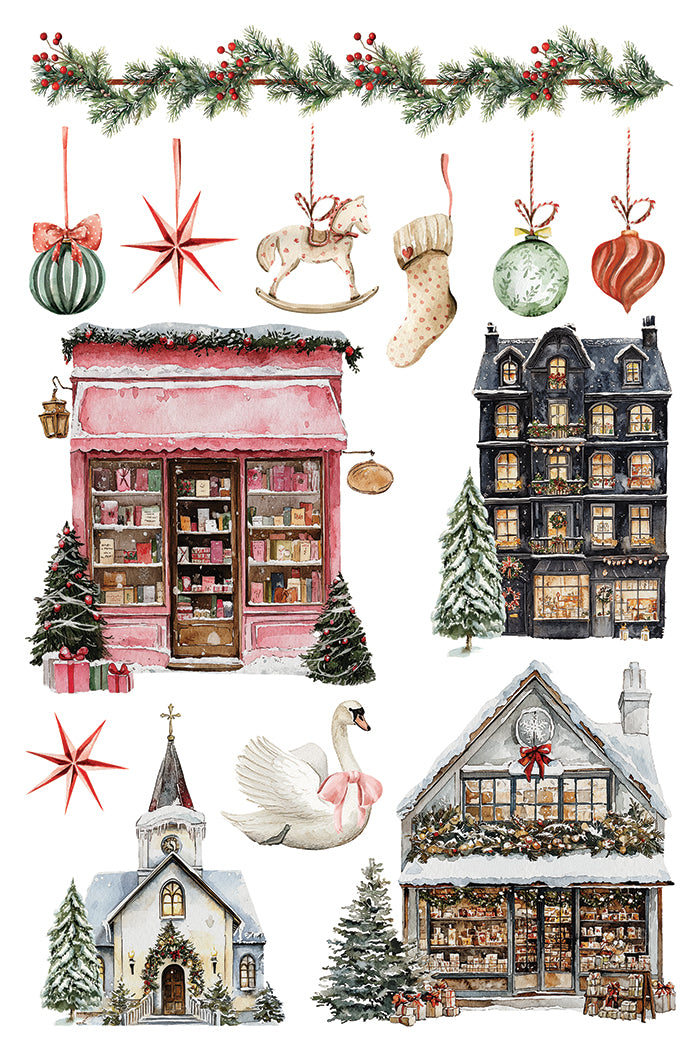 Partridge Lane Transfer by Iron orchid Designs IOD Christmas 2025  LIMITED EDITION