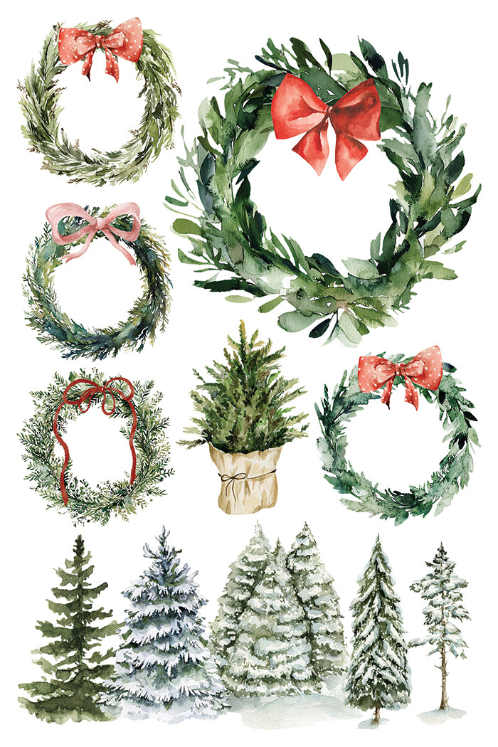 Partridge Lane Transfer by Iron orchid Designs IOD Christmas 2025  LIMITED EDITION