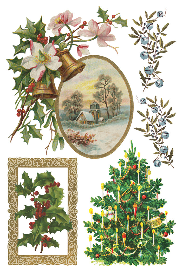 Christmas Joy Transfer by Iron orchid Designs IOD Christmas 2025  LIMITED EDITION