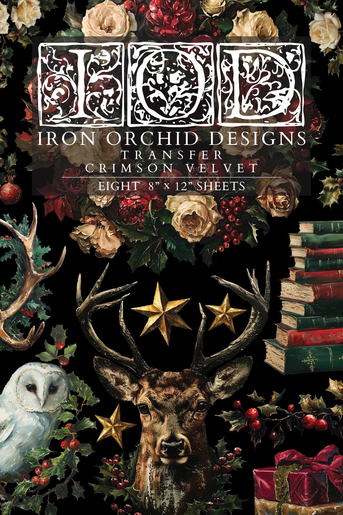 Crimson Velvet - Transfer by Iron Orchid Designs Limited Edition Christmas 2024