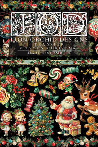 Kitschy Weihnachten - Transfer von Iron Orchid Designs Limited Edition Weihnachten 2024 Vorbestellung