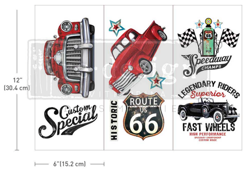 Classic Rides Decor Transfer by Redesign by Prima