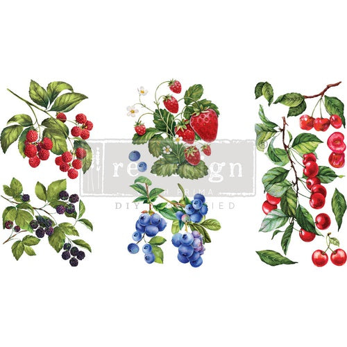 Sweet Berries Decor Transfer by Redesign by Prima