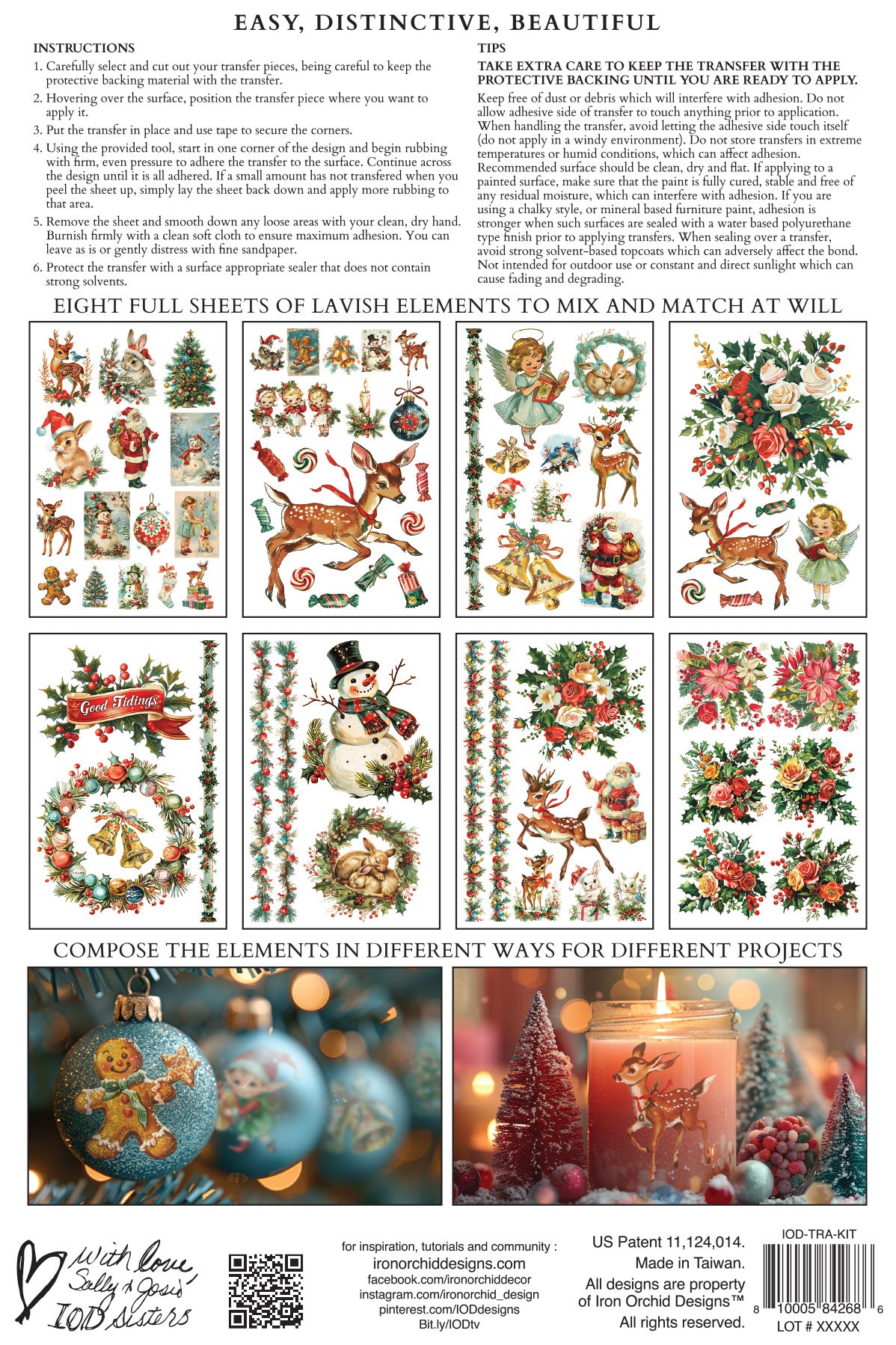 Kitschy Christmas - Transferencia de Iron Orchid Designs Edición limitada Navidad 2024