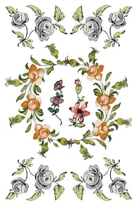 Transferencia de flores de cuento de hadas de Iron Orchid Designs IOD