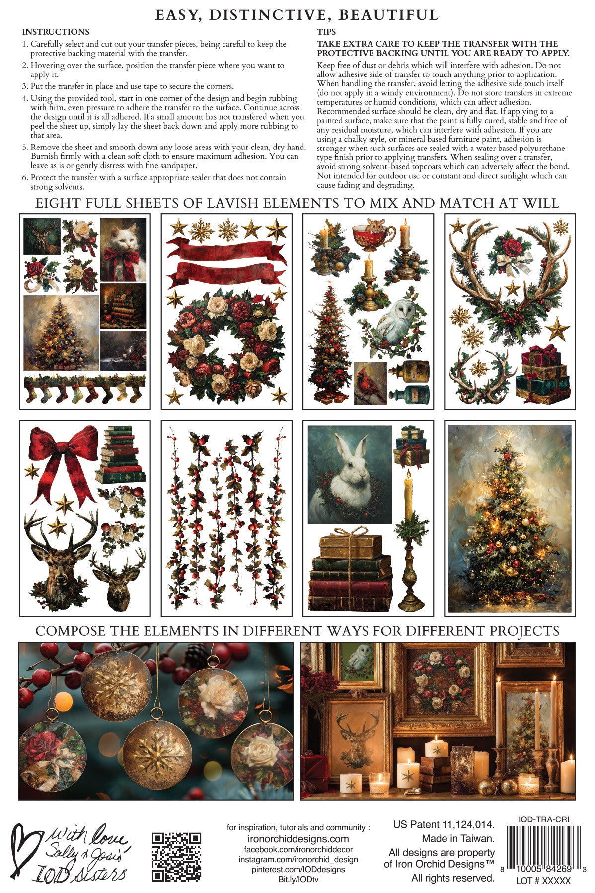 Crimson Velvet - Transfer by Iron Orchid Designs Limited Edition Christmas 2024