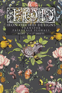 Transferencia de flores de cuento de hadas de Iron Orchid Designs IOD