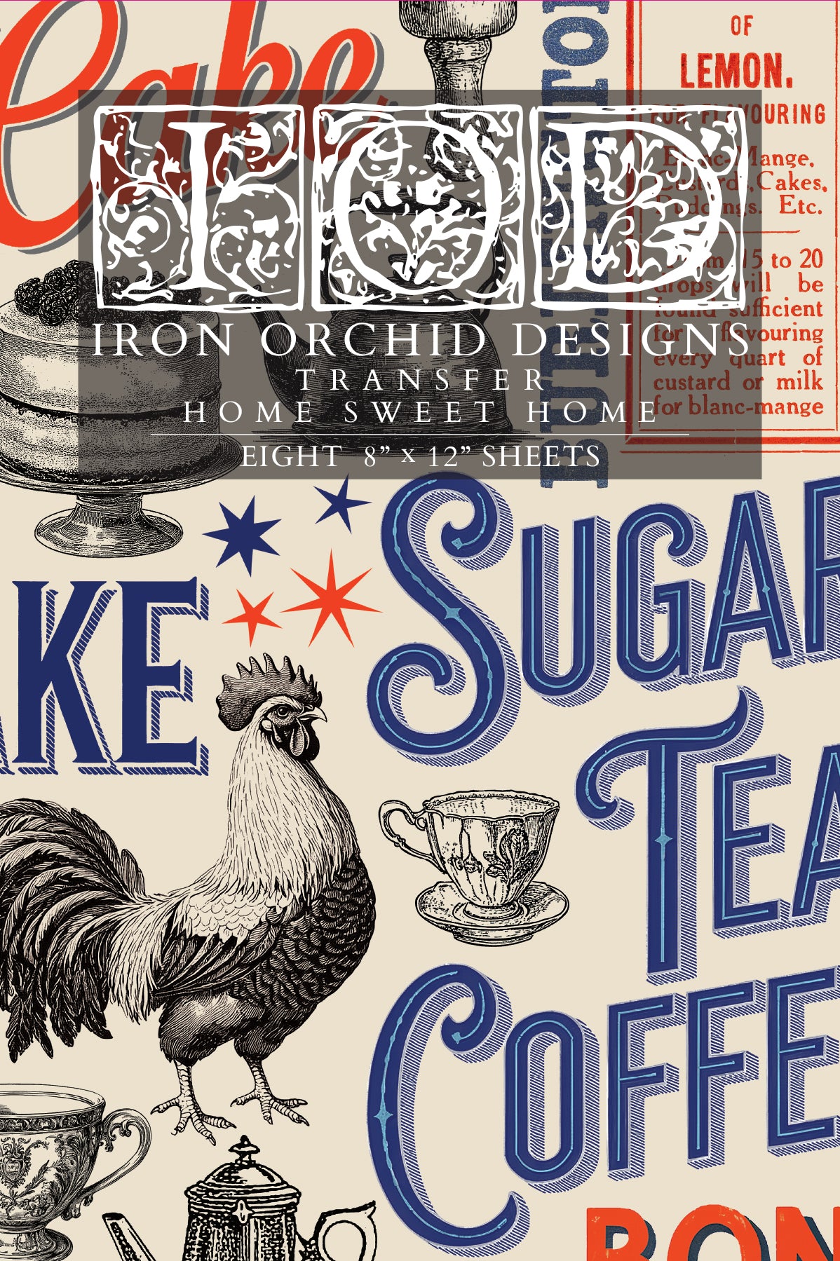 Home Sweet Home Transfer da Iron Orchid Designs IOD Summer 2025 Launch