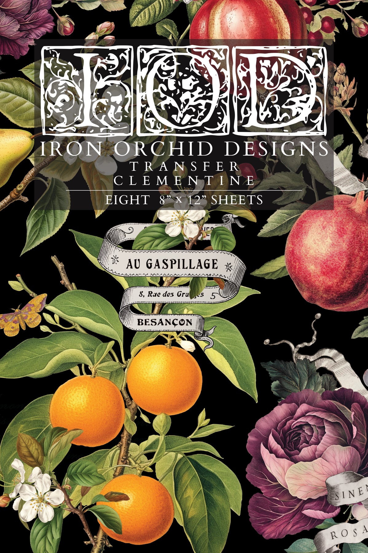 Transferência de Clementine pela Iron Orchid Designs IOD Christmas 2025 Limited Edition