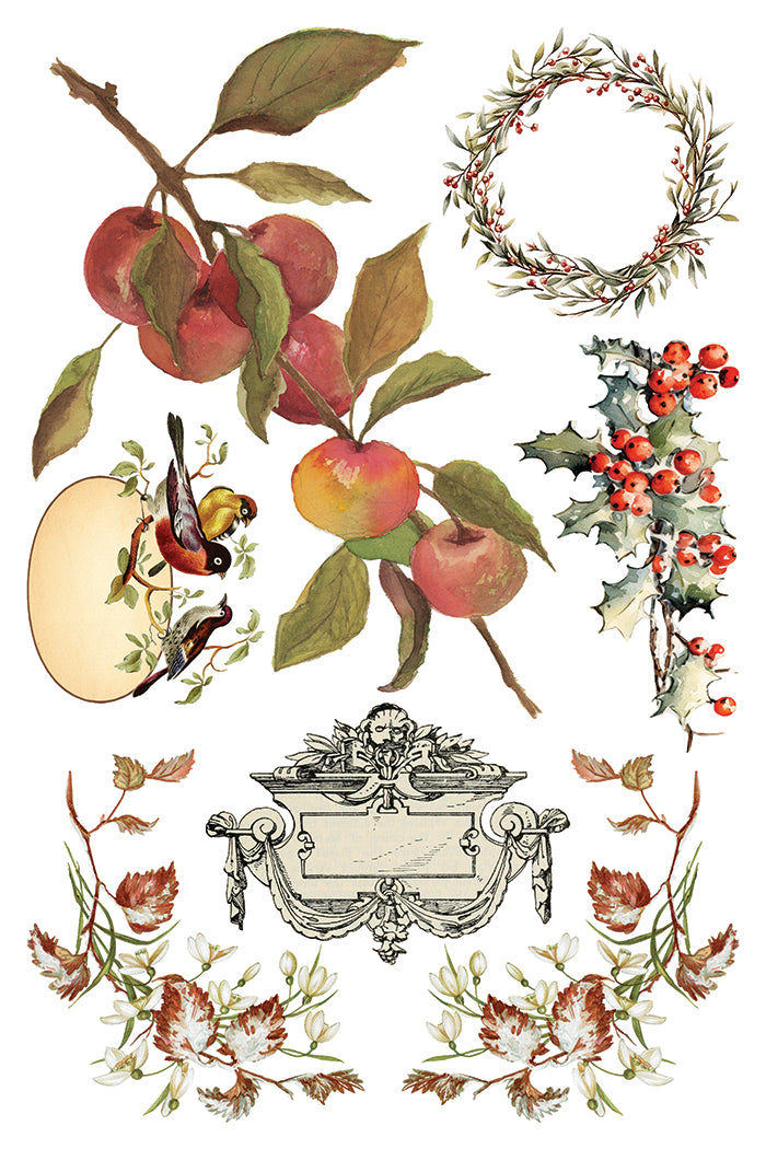 Transferência Hollow do Papai Noel por Iron Orchid Designs IOD Christmas 2025 Limited Edition