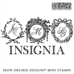 Insignia Box Set Mini Stamp por Iron Orchid Designs IOD Spring 2025