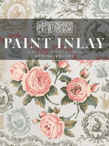 Spring Melody Paint Inlay by Iron Orchid Designs IOD Spring 2025  Limited Edition