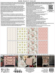 Lattice Rose Paint Inlay by Iron Orchid Designs IOD PRE-ORDER