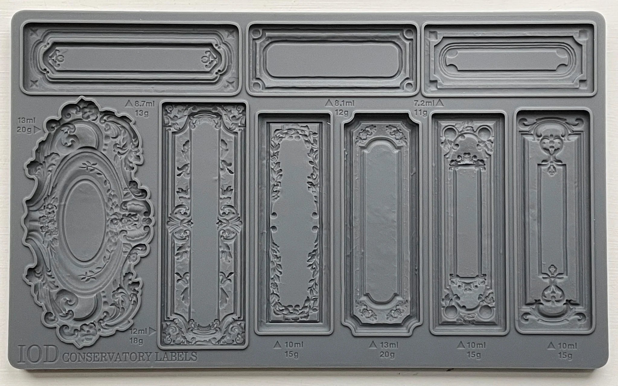 Conservatory Labels Mould by Iron Orchid Designs