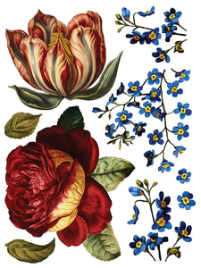 Collage de Fleur transfert par Iron Orchid Designs IOD