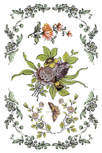 Fairytale Florals Transfer by Iron Orchid Designs IOD