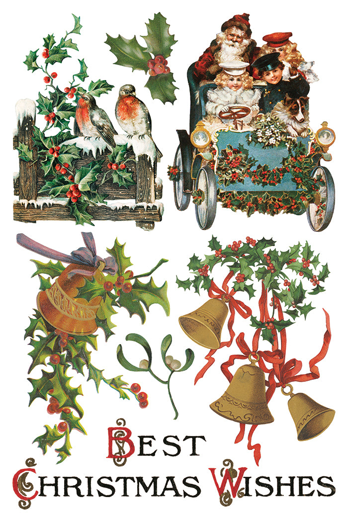 Christmas Joy Transfer by Iron orchid Designs IOD Christmas 2025  LIMITED EDITION