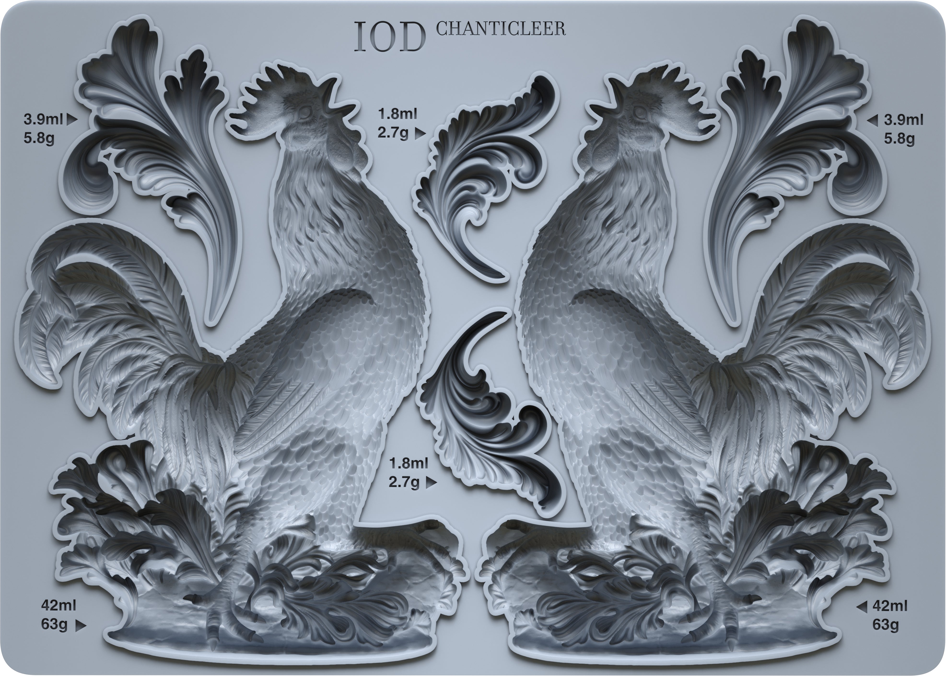 Chanticleer Mould by Iron Orchid Designs IOD Summer 2025