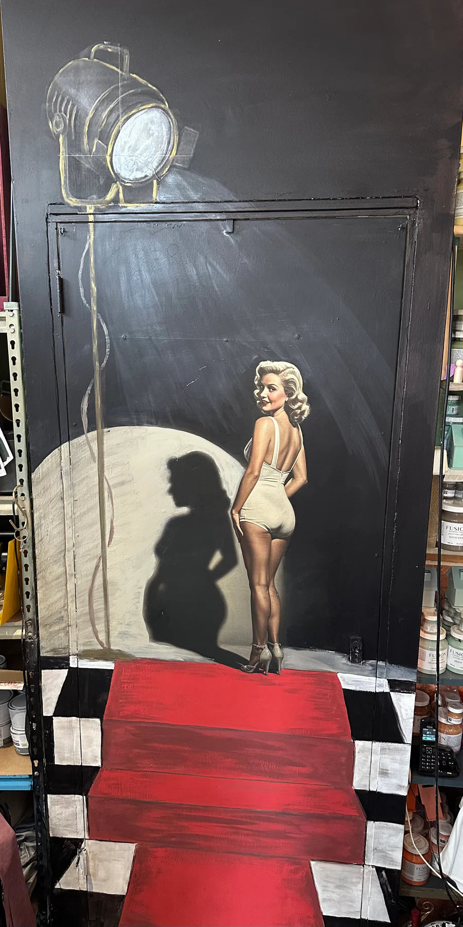 Silver Silhouette - Mint Decoupage Paper - Mint di Michelle Limited Edition