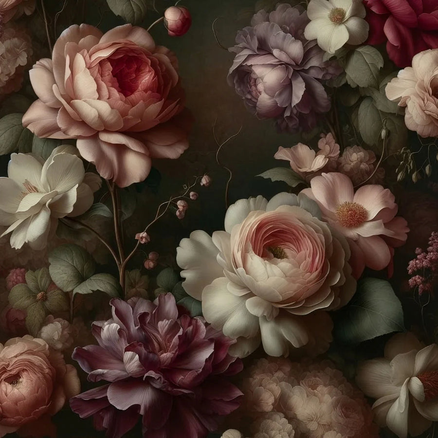 Papel de decoupage do jardim das sombras por hortelã