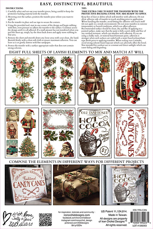 Candy Cane Cottage - Transfer by Iron Orchid Designs Limited Edition