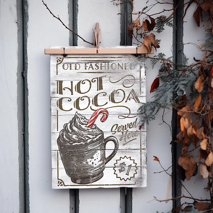 Candy Cane Cottage - Transfer by Iron Orchid Designs Limited Edition