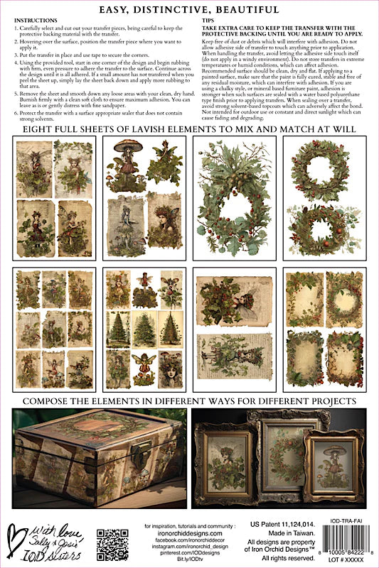 Fairy Merry Christmas - Transfer by Iron Orchid Designs Limited Edition