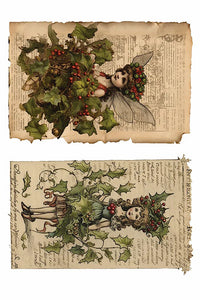 Fairy Merry Christmas - Transfer by Iron Orchid Designs Limited Edition