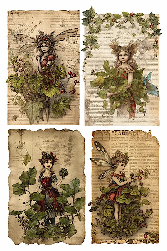 Fairy Merry Christmas - Transfer by Iron Orchid Designs Limited Edition