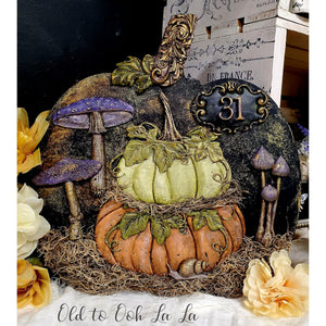 Hello Pumpkin - Mould by Iron orchid Designs IOD