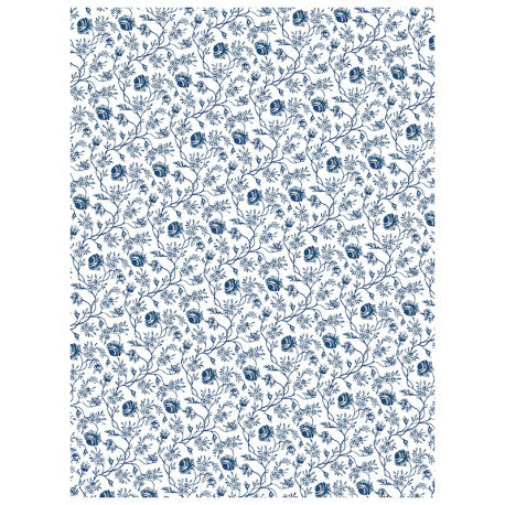 Tradizioni delft intarsio azurenpaint da disegni di orchide