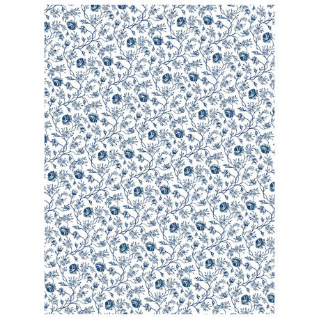 Tradizioni delft intarsio azurenpaint da disegni di orchide