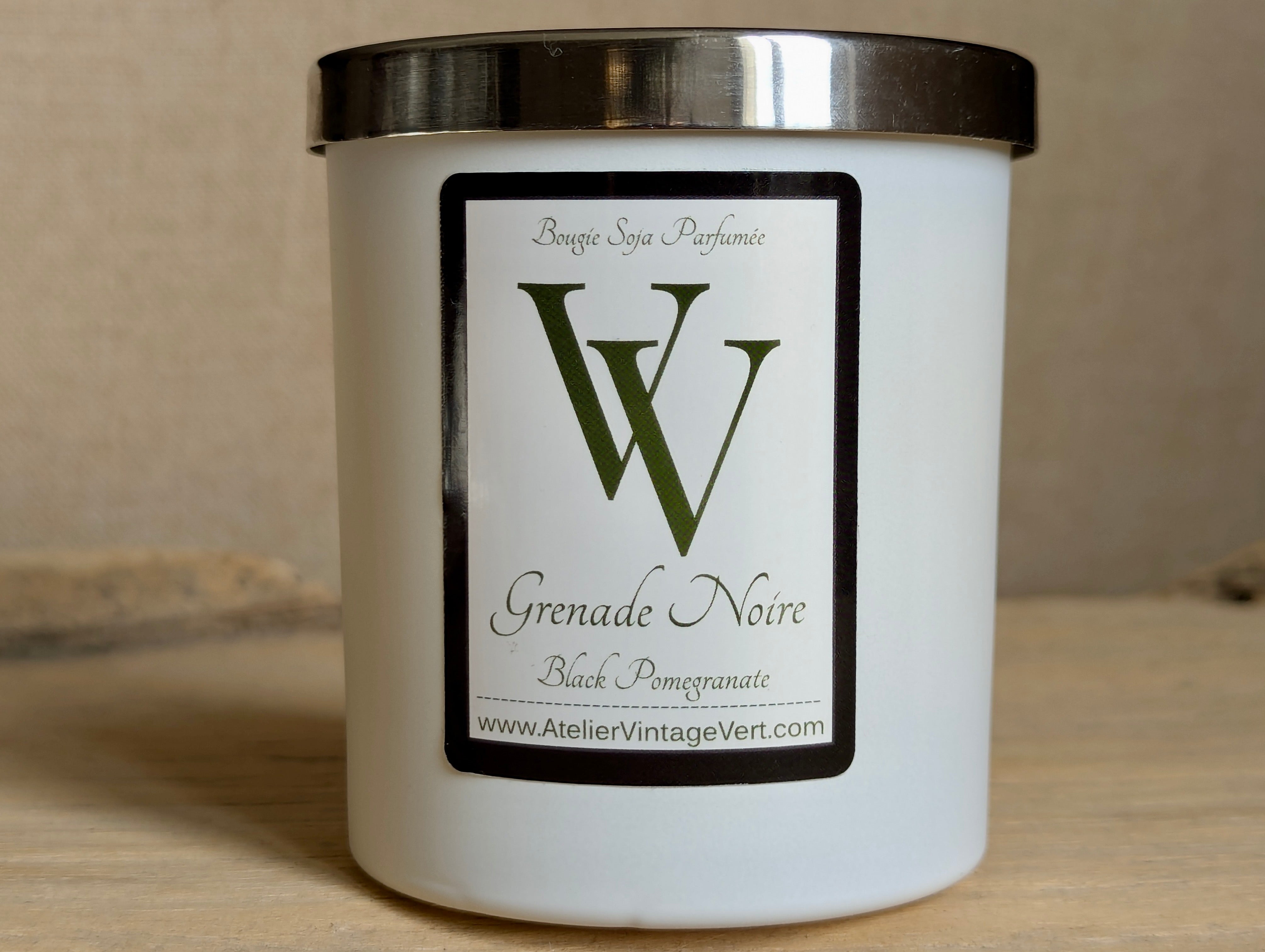 Black Pomegranate Soy Candle