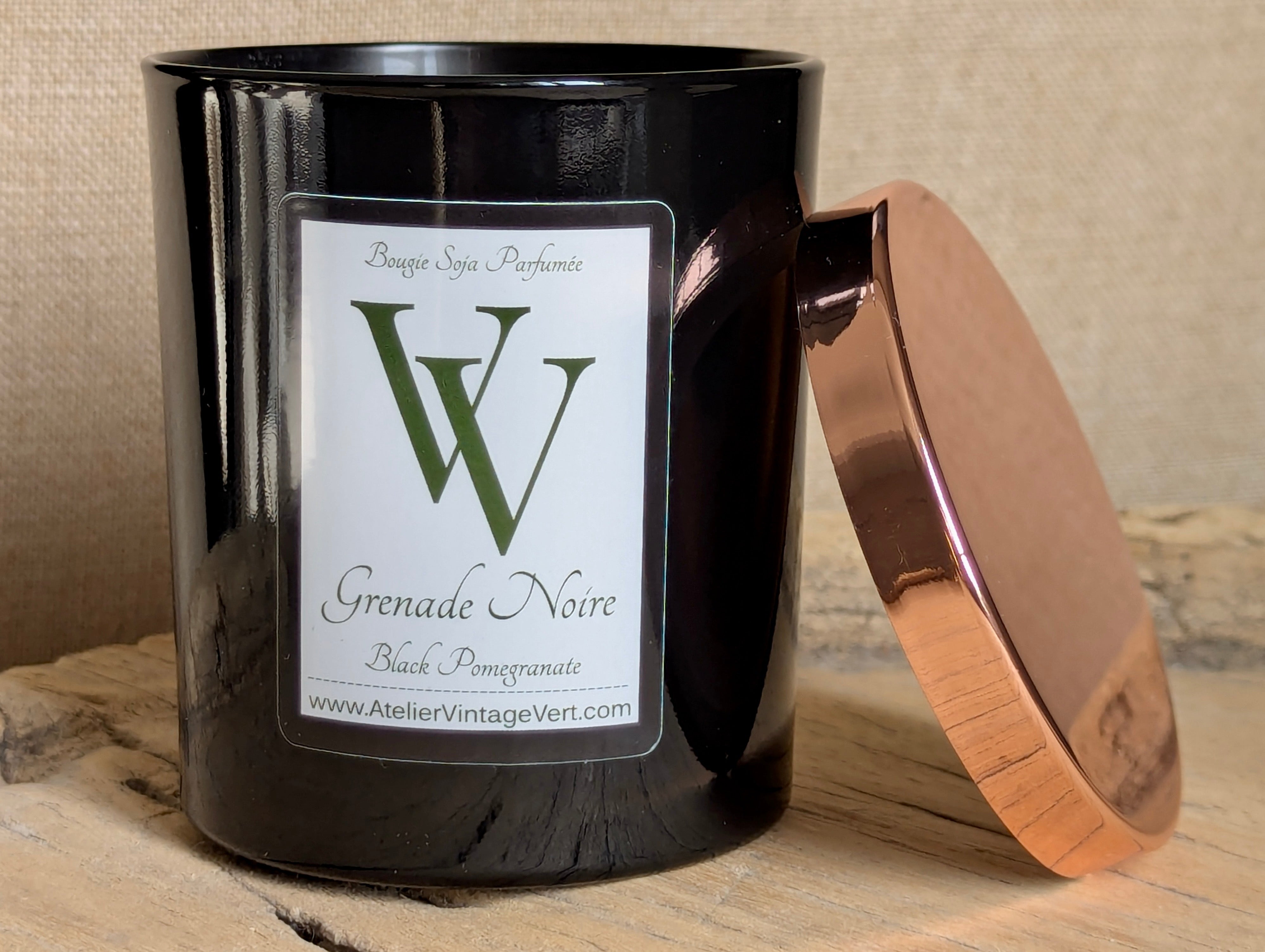 Black Pomegranate Soy Candle