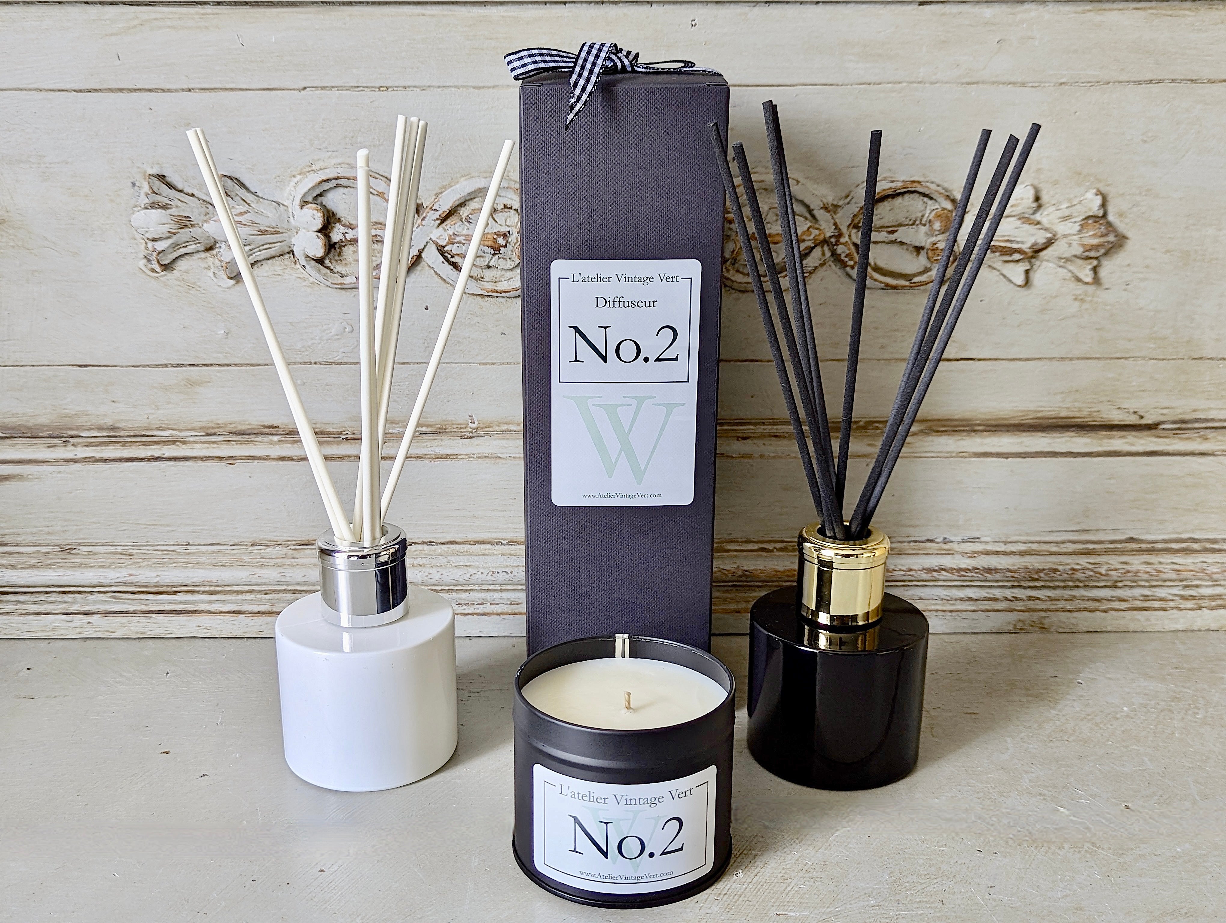 No.2 Cardamome & Mimosa Diffuser - Atelier Vintage Vert