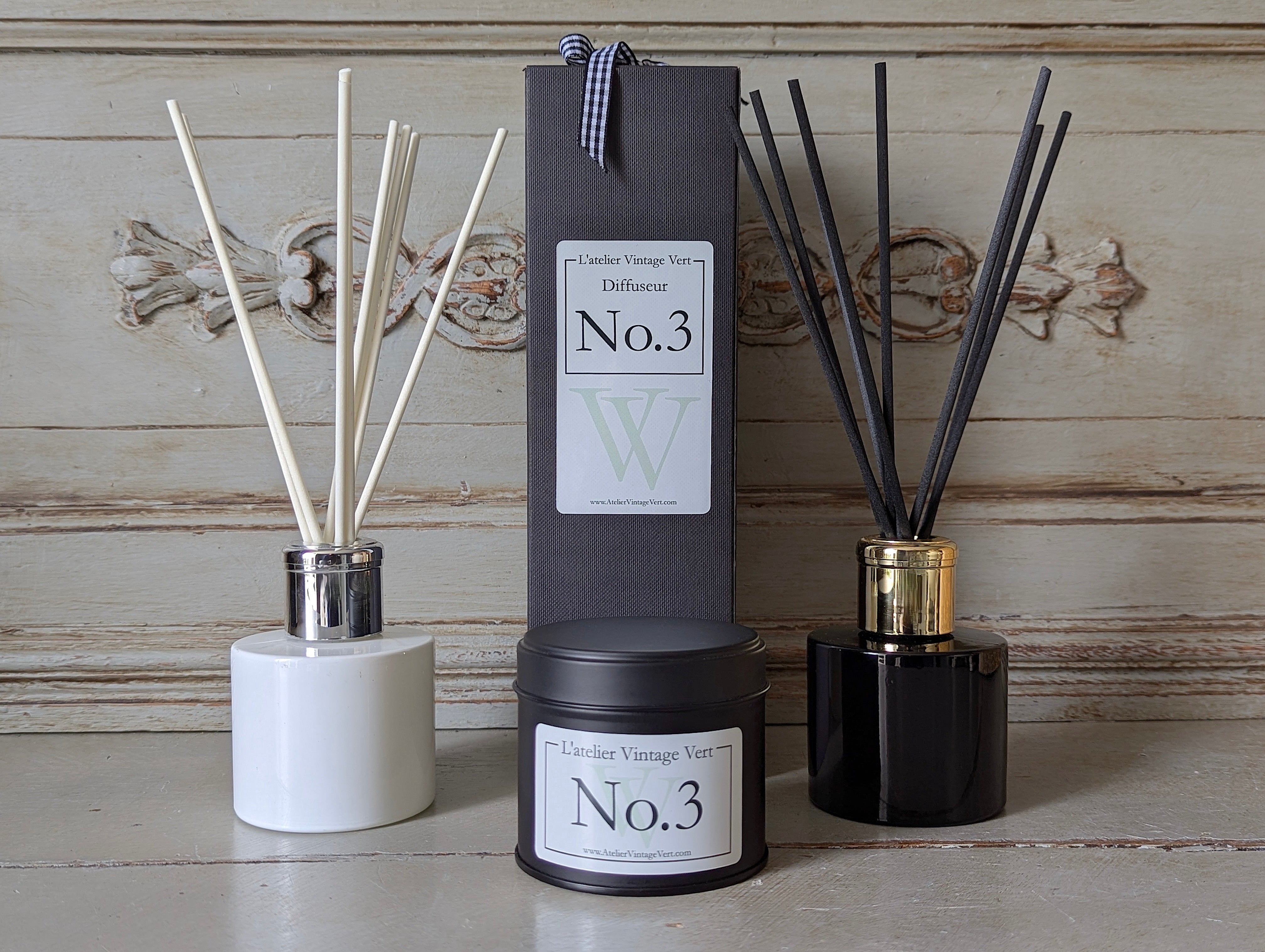 No 3 Rose Diffuser - Atelier Vintage Vert