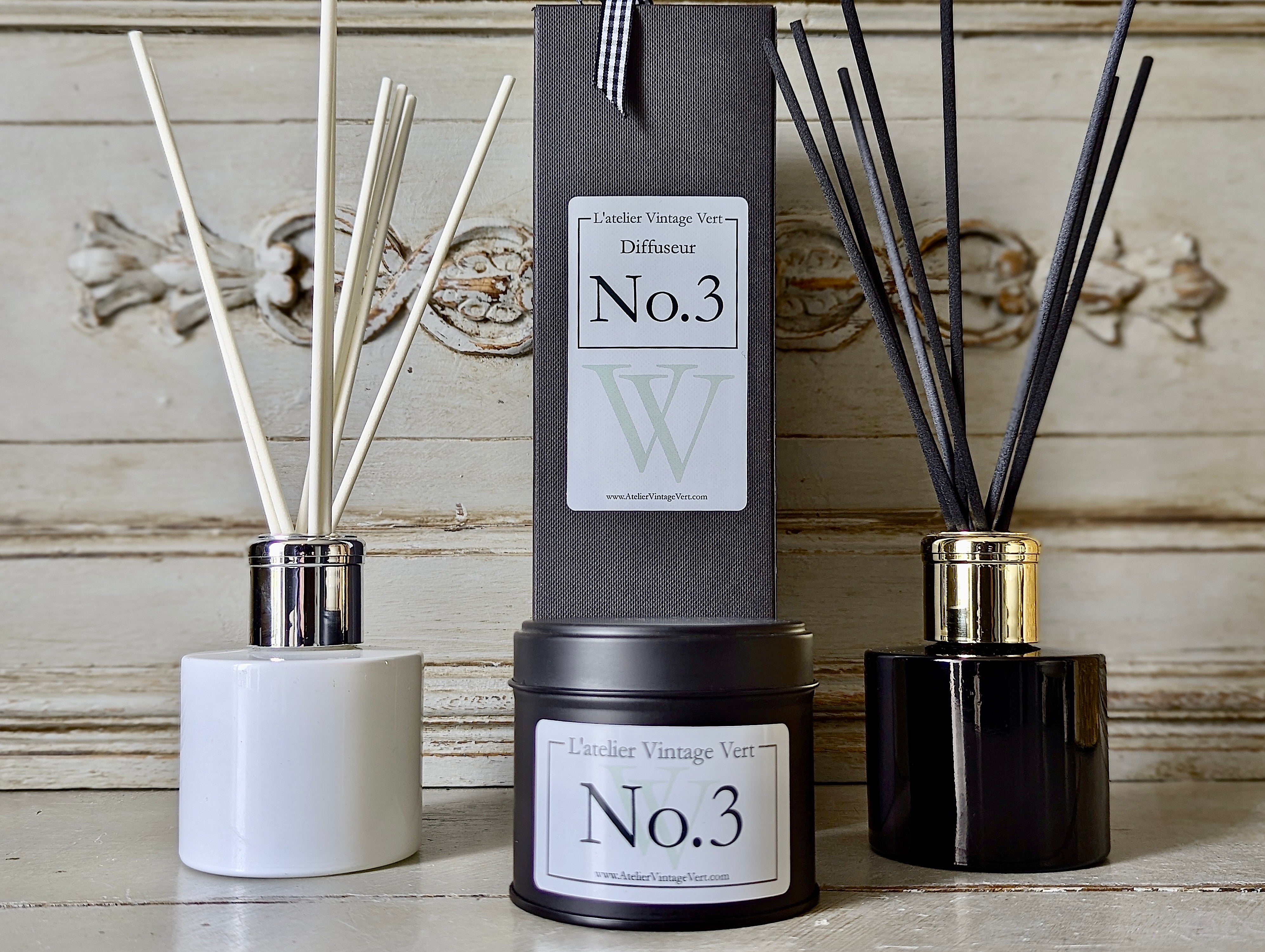 No 3 Rose Diffuser - Atelier Vintage Vert