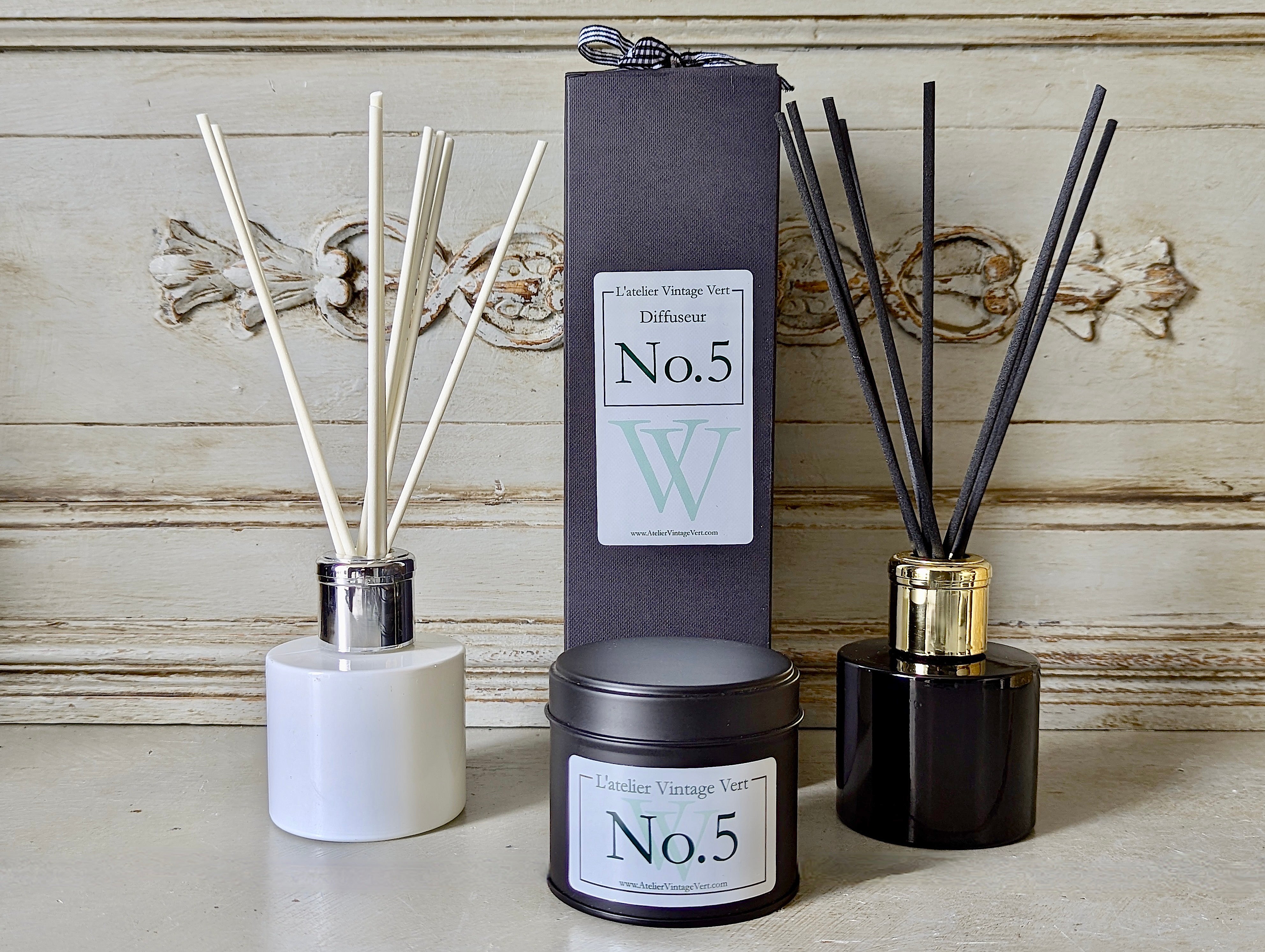 No.5 Velours d'Orient Diffuser - Atelier Vintage Vert