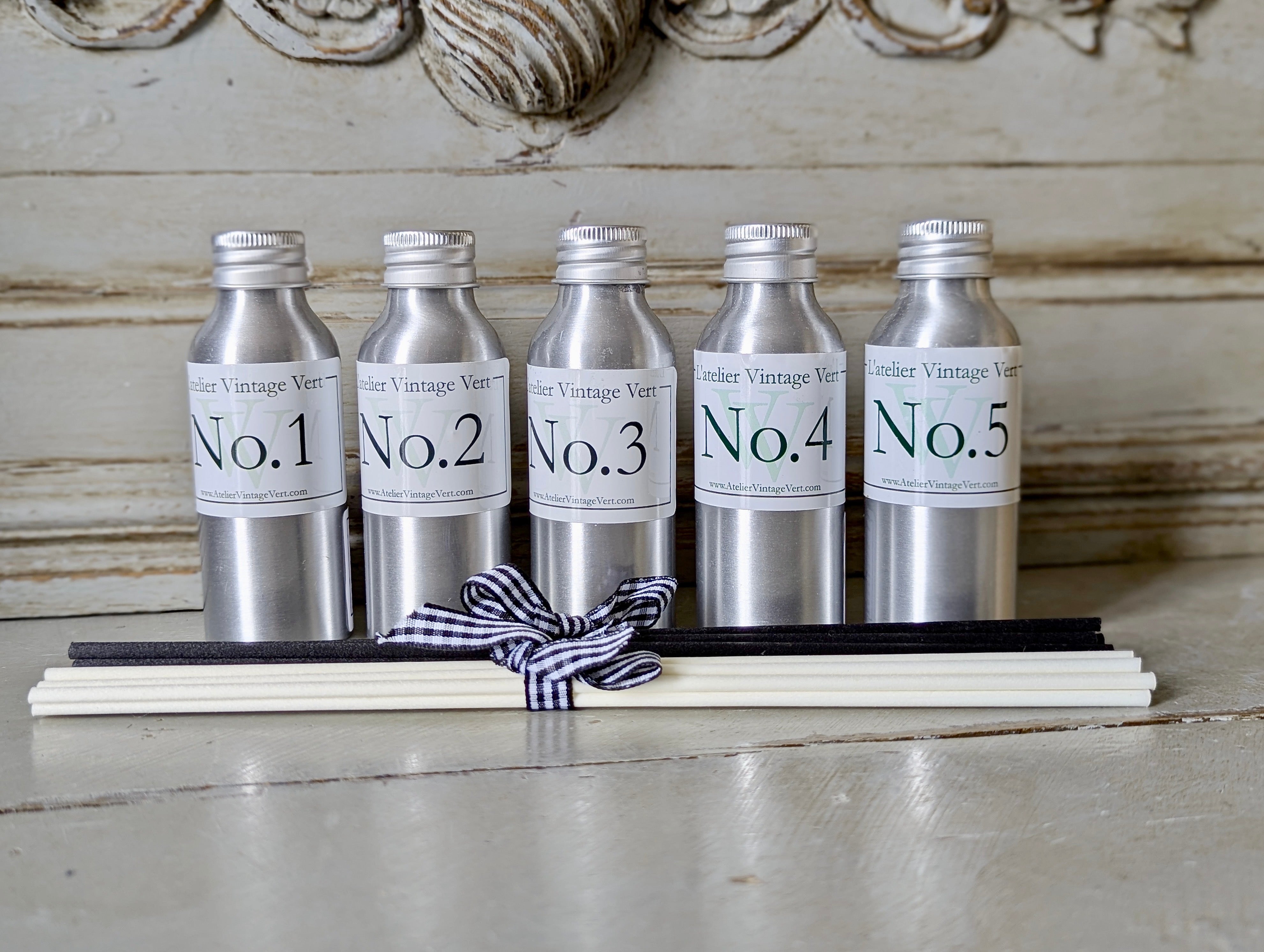 Diffuser Refills – Choose Your Fragrance & Reed Colour, Atelier Vintage Vert