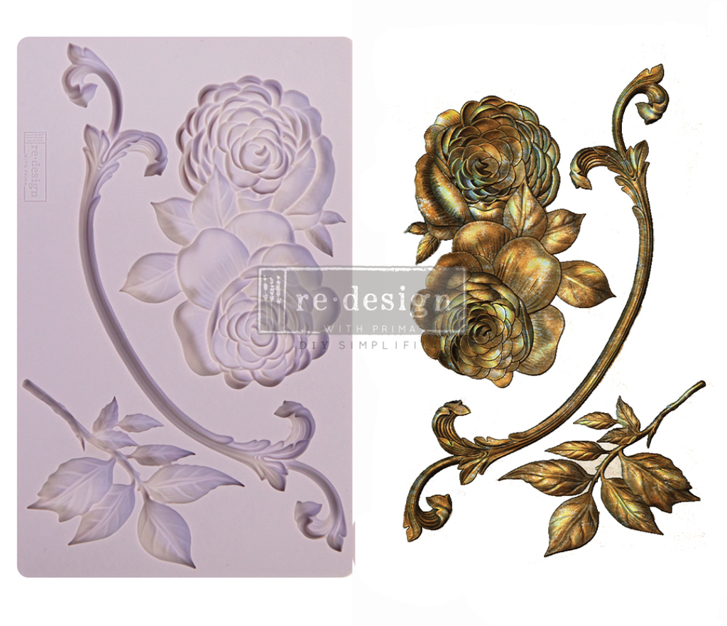 Victorian Rose Decor Mould by Redesign