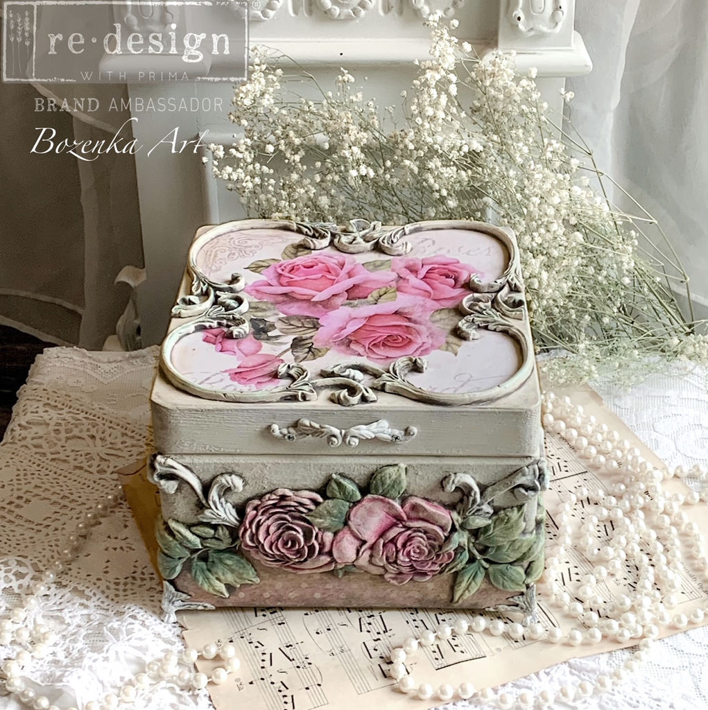 Victorian Rose Decor Mould by Redesign