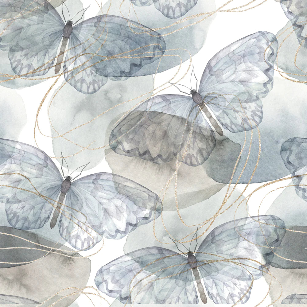 Farfalle - carta tissutale menta - Menta di Michelle