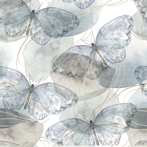 Butterflies - Mint Tissue Paper - Mint By Michelle